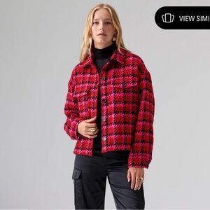 Sanctuary X Anthropologie The Shacket Jacket Wool Blend